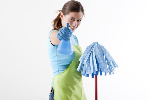 Cleaning a fresh pet urine stain on carpet with an enzymatic cleaner