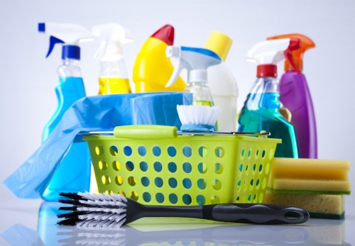 Collection team using sustainable recycling methods with marked waste separation
