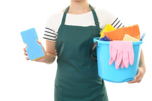 Different types of stains and cleaning tools